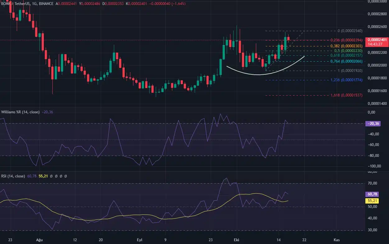 BONK %8 yükseldi ancak ayılar kritik seviyelerde direnç gösteriyor - 1